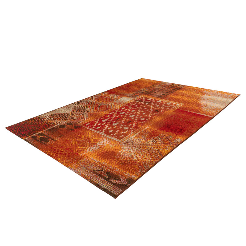 Cheisa Uni Area Rug, Rectangular 120 x 170cm, Orange