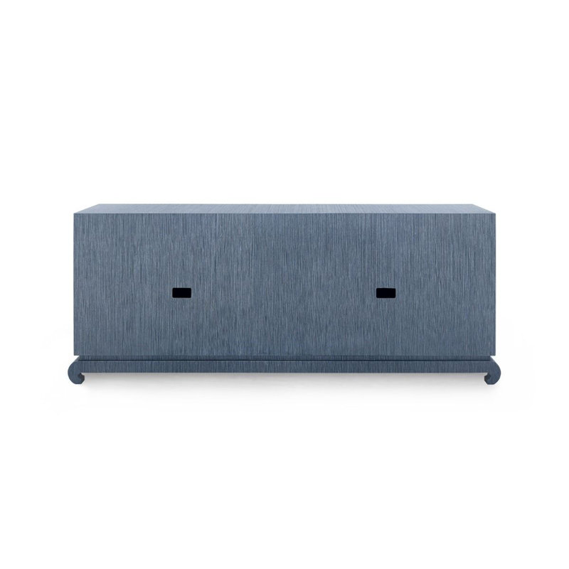 Meredith Sideboard, Navy Blue, 30.5"H x 72"W x 18"D