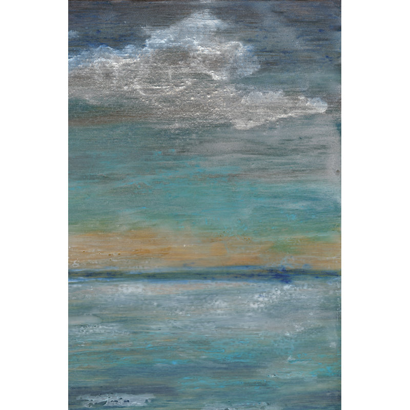 After The Storm II by Alicia Ludwig - Painting on Canvas, 30 cm H x 20 cm W, Wrapped Canvas