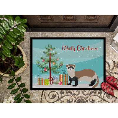 Magdalena Non-Slip Christmas Outdoor Doormat