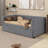 Shanav Twin Size Upholstered Daybed with Ergonomic Design Backrest and 2 Drawers-1402483066
