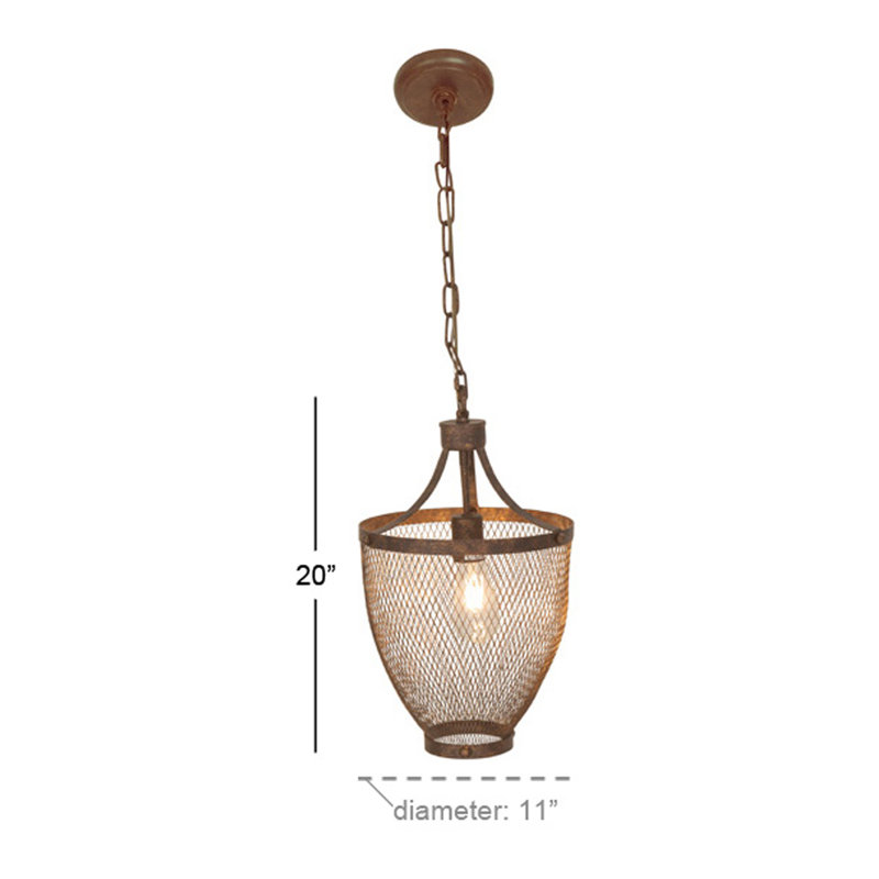 Garrow 1 - Light Metallic Single Pendant