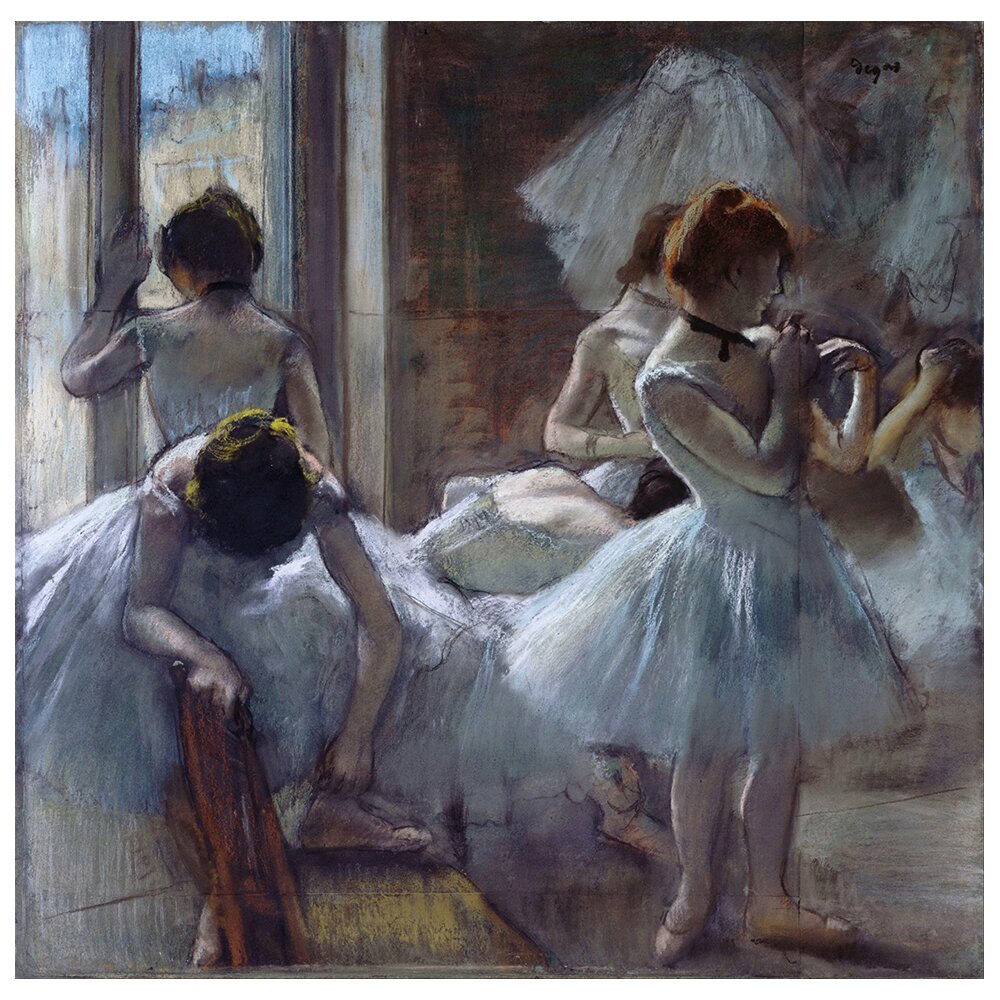 Leinwandbild Tänzer von Edgar Degas