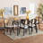 Caslynn 6 - Person Four Leg Dining Set-940078788-940078791