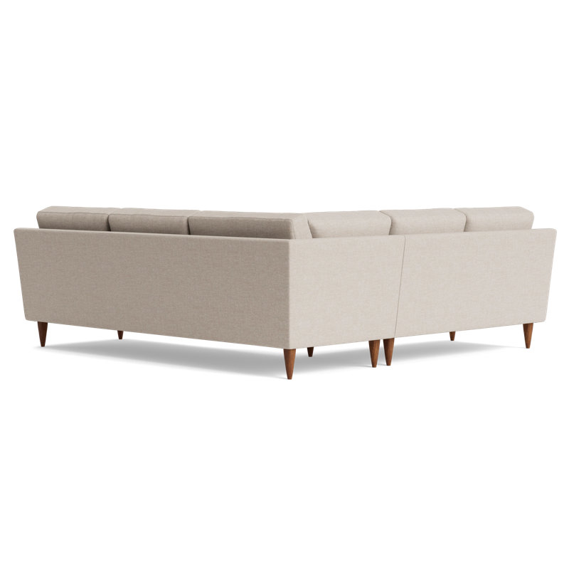 MCM Sectional, Right Hand Facing, Performance Weave - Natural