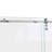 Enigma-Z 56" W x 76"H Single Sliding Frameless Shower Door with Clearmax™ Technology-12811628