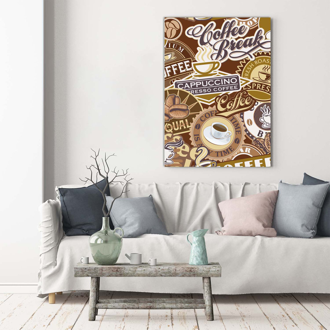 Café - Wrapped Canvas Print