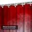 Rideau de douche rouge grunge rouge noir foncé avec 12 crochets-701978887