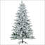 Arbre de Noël artificiel enneigé avec neige-767702238