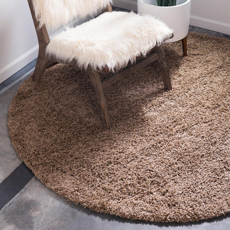Tapis brun sablonneux Rodolphe