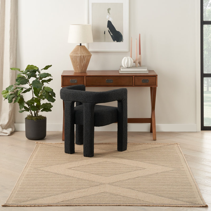 Jearlene Washable Southwestern Indoor Rug, Rectangle 5'3" x 7'3"
