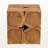 Ellar Natural Brown Teak Root End Table in Rustic Transitional Style