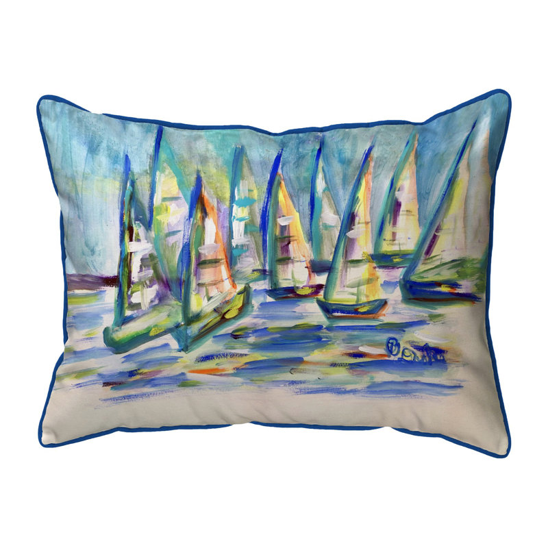 Housse et insert de coussin décoratif rectangulaire en polyester pour l'extérieur