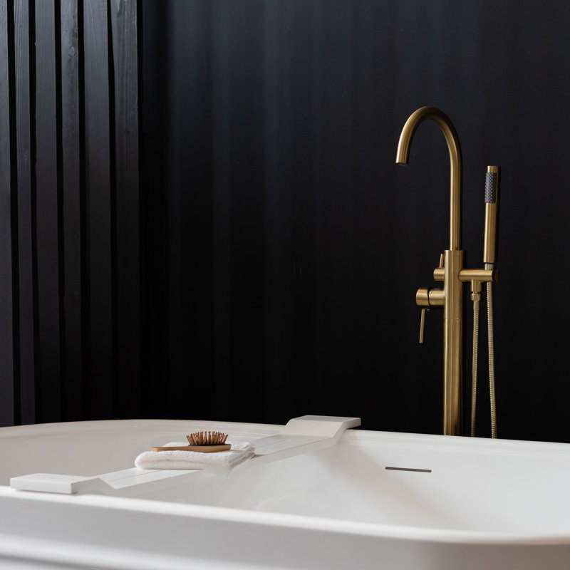 Serviteur de bain Traylor, Blanc mat