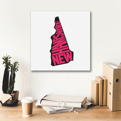 'New Hampshire 2' by Art Licensing Studio Canvas Wall Art