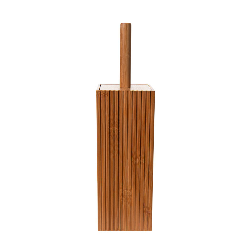 Brosse et support pour toilettes en brun 14,76 "