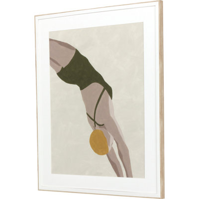 Plongeon - impression d'un seul cadre photo
