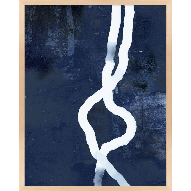 White Rope 3 Painting by Jacques Pilon, Brown, 30" H x 24" W