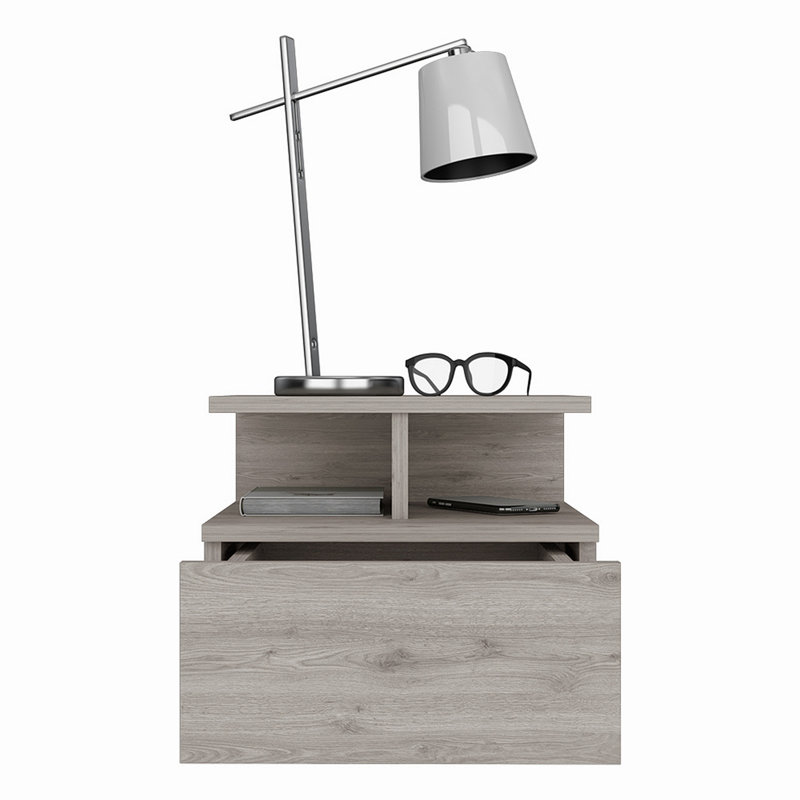 Table de chevet Kathry, Gris