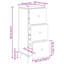 Engineered Wood Rectangle Accent Chest-588930092
