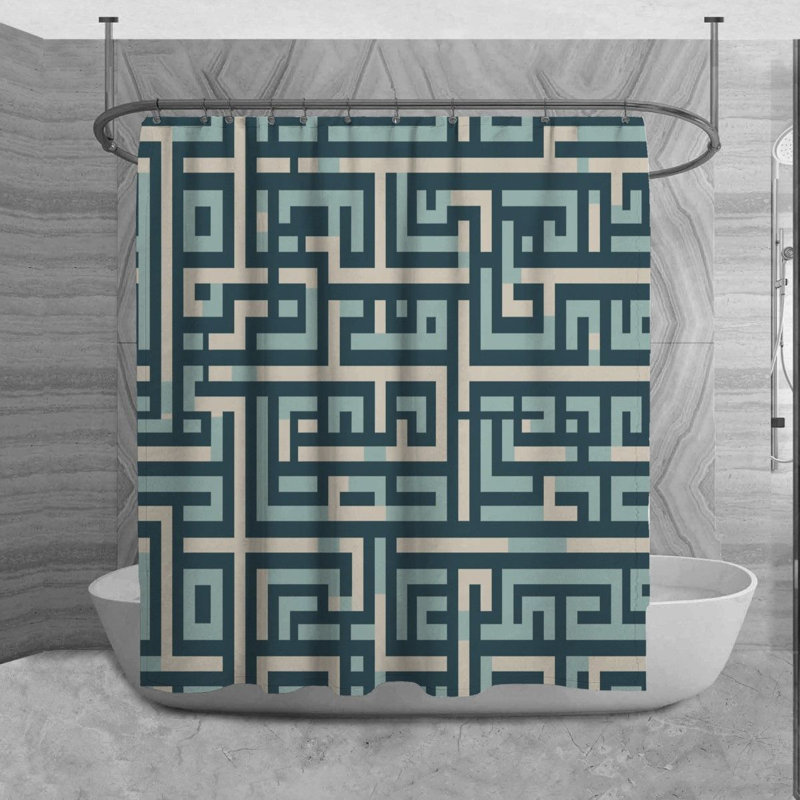 Rideau de douche Tabina, H 73 po x l 70 po