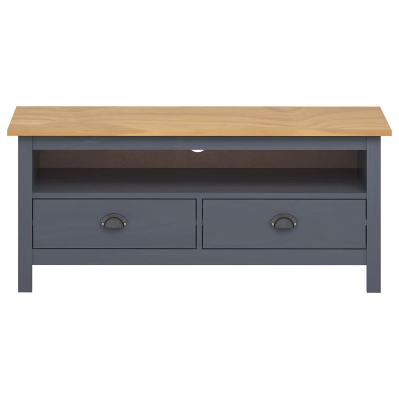 Mickle TV Stand for TVs up to 43", Brown/Grey