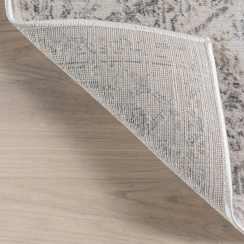 Tapis traditionnel à médaillon Lilibet, Rectangle de 5 pi x 8 pi