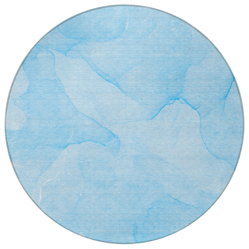 Tapis d'intérieur rond 8 po