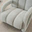 Fauteuil rembourré capitonné avec pieds en bois massif-1156260792