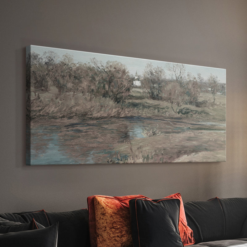 Série paysage - DCxxxxi - Toile tendue avec châssis - Prêt à accrocher, H 24 po x l 48 po