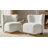 Maris 31" W Modern Boucle Upholstered  Wingback Swivel Barrel Chair with Fully Assembled-87952124