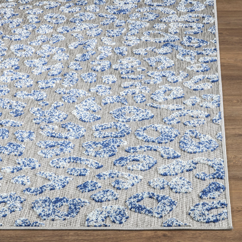 Animal Print Indoor / Outdoor Rug, Rectangle 4' x 6'