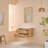 Wall Mounted & Floating Single Vanity with Ceramic Sink-1684066474