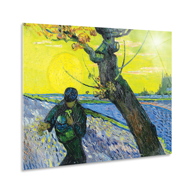 The Sower by Vincent Van Gogh - No Frame Painting on Plastic / Acrylic, 65cm H x 95cm W