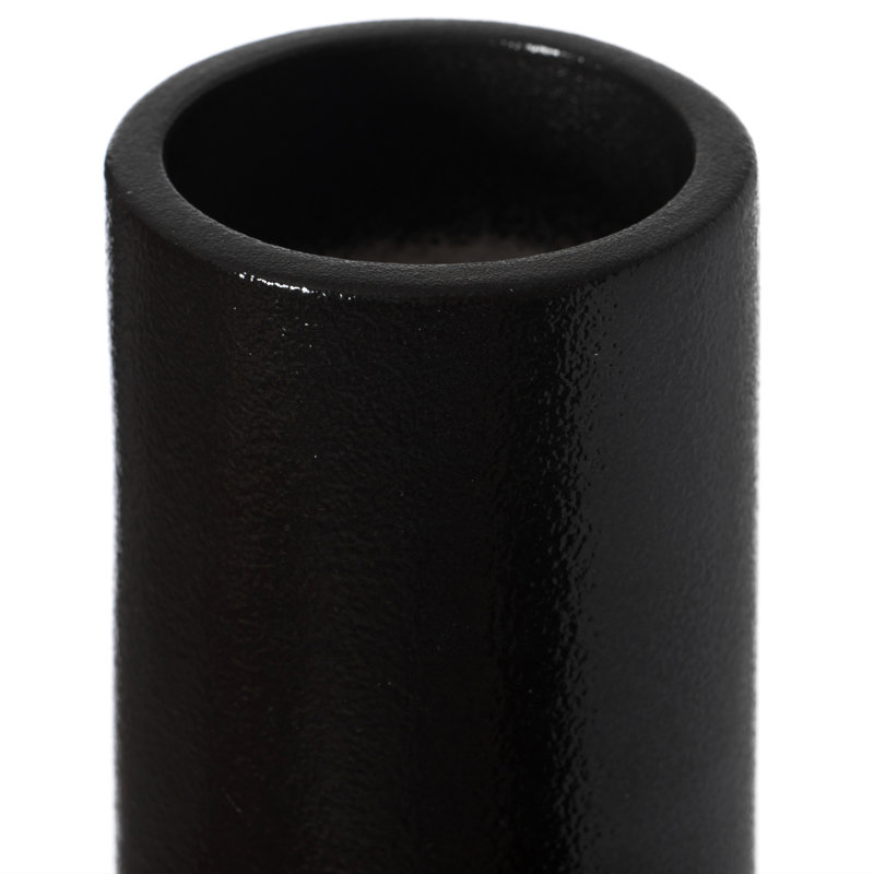 Vase de table en céramique Bequette, Noir, H 8 po x l 3 po x P 3 po
