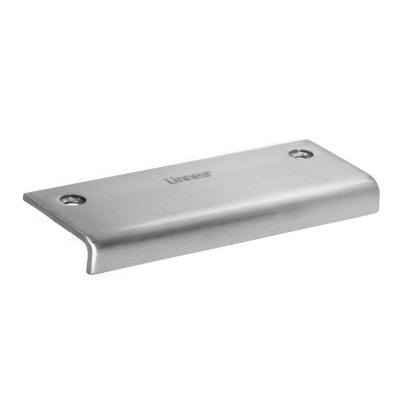 Top Mount Cabinet Finger Edge Pull, Polished Stainless Steel, 1 1/10"