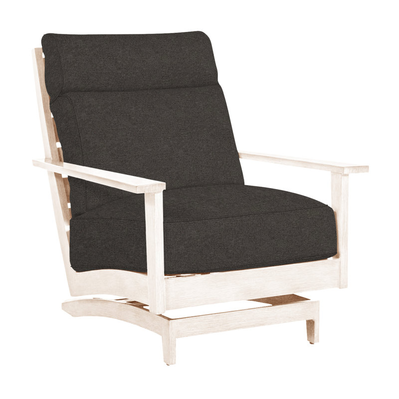 Kennebunkport Patio Lounge Chair with Cushions, Oak, Welt + Standard fill, Verona Fossil
