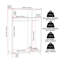 Temeeka 3 Door Manufactured Wood Wardrobe-124422511