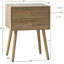Table de chevet 2 tiroirs Auman