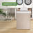 Hand Woven Wicker and Canvas Laundry Hamper-99141435