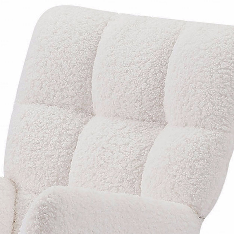 Fauteuil d'appoint rembourré en tissu Comfy