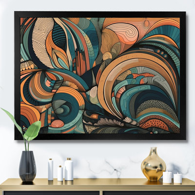 Pastel Color Boho Artwork III - Minimalism Canvas Art Print