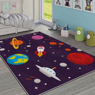 Tapis luxueux (3,3 x 5,9 pi), 100% polyester, 740 g / m² | Éponge stratifiée antidérapante pour plus de confort | Antibactérien, facile à nettoyer, lavable à la machine | Parfait pour le salon et la chambre à coucher