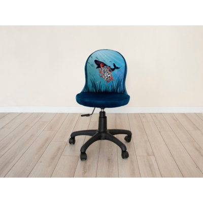 Kids 11.81'' Adjustable Height Desk Or Activity Chair Chair and Ottoman