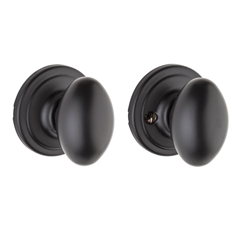 Lisbon 2.4375 Diameter Oval, Matte Black