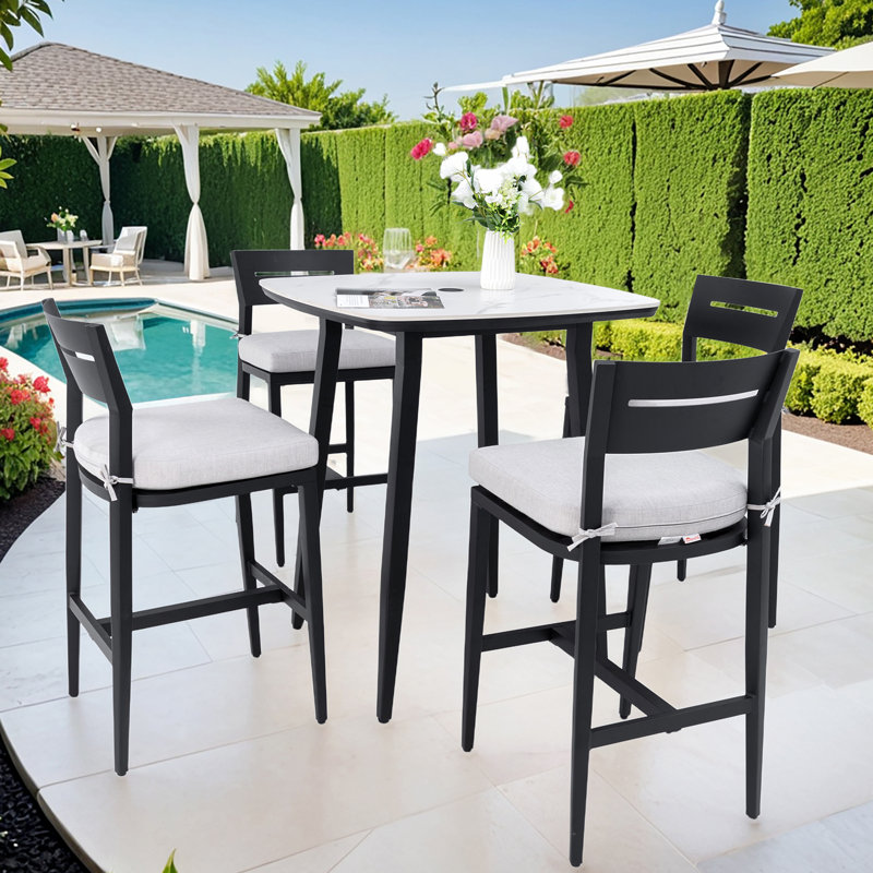 Ensemble de bar d'extérieur moderne 5 pièces Modern