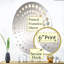 Beige et doré pierre de glacier Simplicity IV - Miroir décoratif à spirales - MIR113333-Ovale-95181581