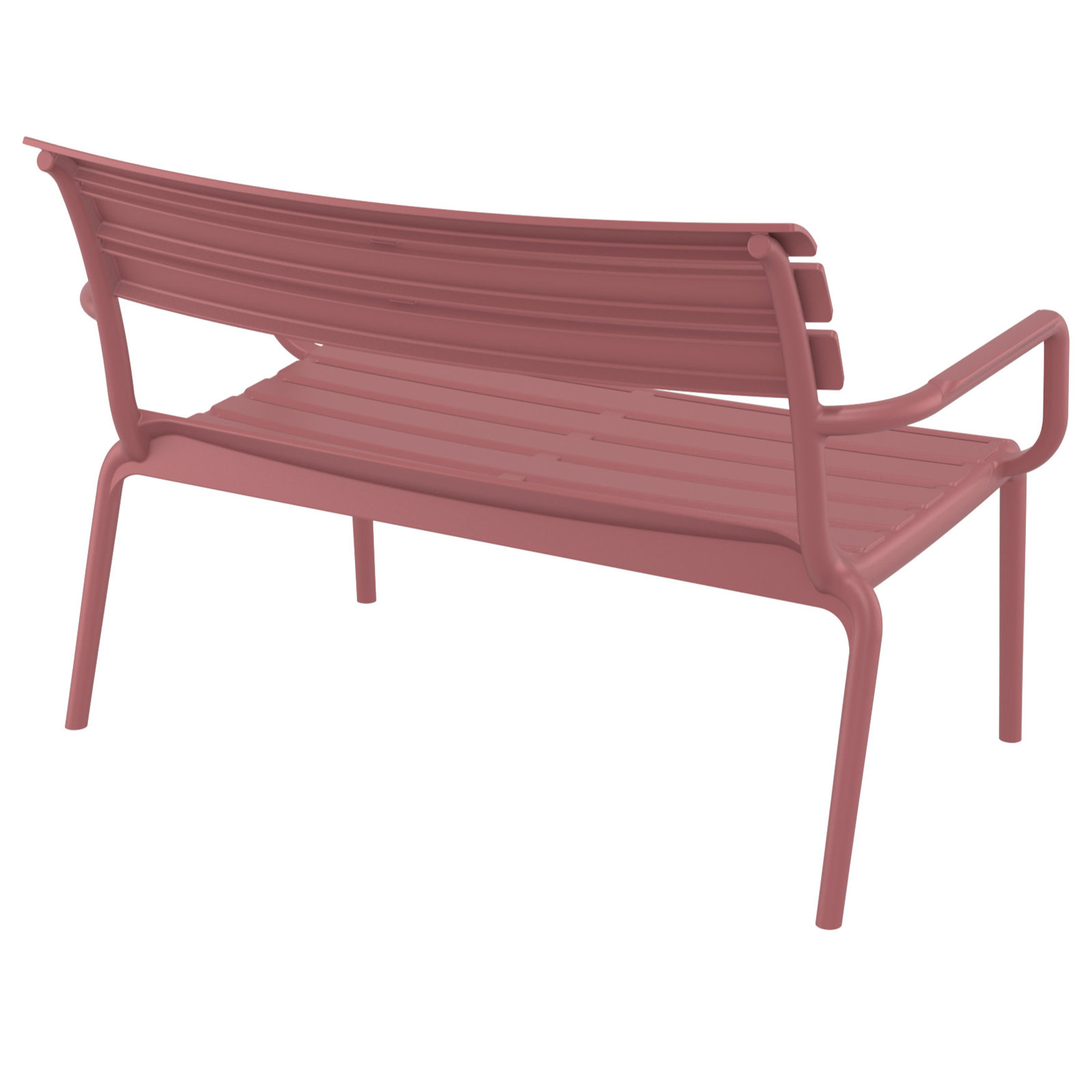 Ruta 46" Garden Bench, Marsala 