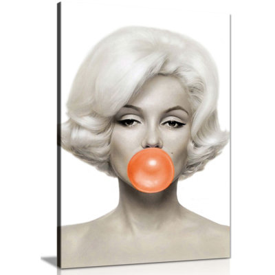 Marilyn Monroe Print - Wrapped Canvas Print
