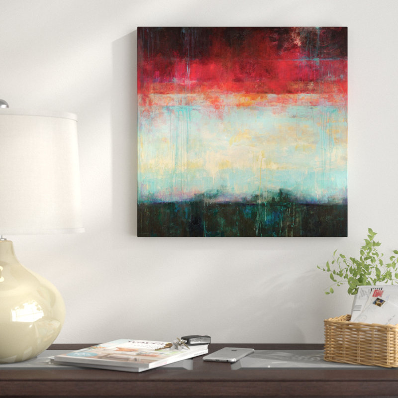 «Dawn» par Wani Pasion, reproduction d'art sur toile, H 37 po x l 37 po x P 1,5 po, Pas de tapis, Toile tendue